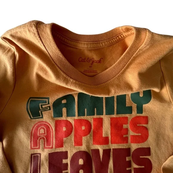 Cat & Jack Kids Long Sleeve Tee (4T) - Picture 4 of 4